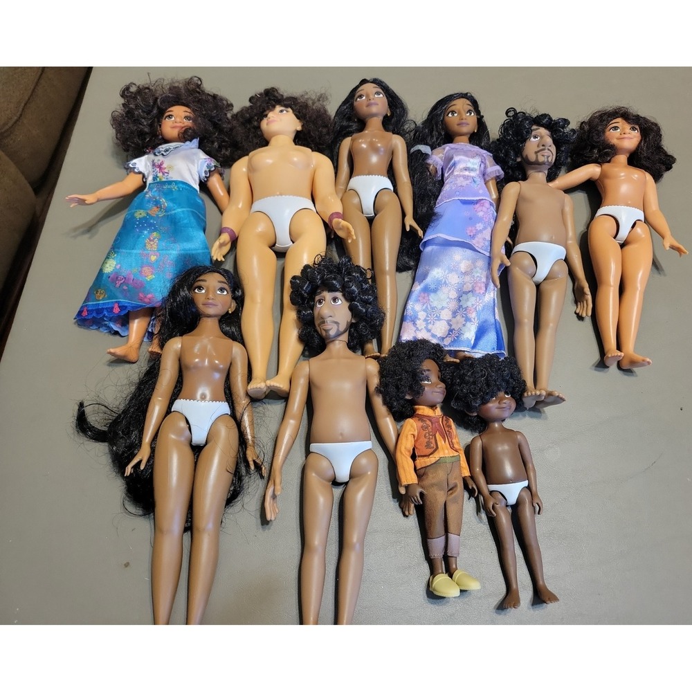 Disney Encanto Doll Figure Bruno Isabela Mirabel Antonio Luisa mixed lot